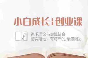 (10603期)小白成长|创业课:追求理论与实践结合,踏实落地,有尊严的持续赚钱-42节