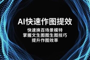 （14430期）AI快速作图提效，快速换百场景模特，掌握文生图图生图技巧，提升作图效率