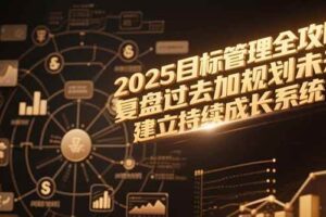 （15199期）2025目标管理全攻略，复盘过去加规划未来，建立持续成长系统
